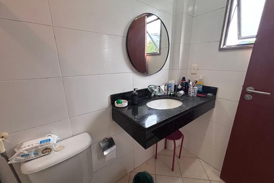 Banheiro do Quarto 1 de apartamento para alugar com 3 quartos, 82m² em Recreio dos Bandeirantes, Rio de Janeiro