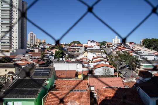 Quarto - vista de kitnet/studio para alugar com 1 quarto, 40m² em Vila Galvão, Guarulhos