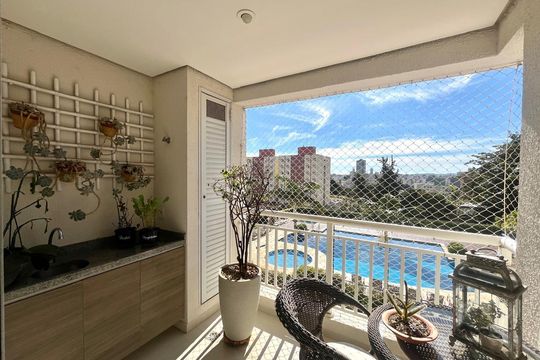 Sacada de apartamento à venda com 3 quartos, 80m² em Ponte Preta, Campinas
