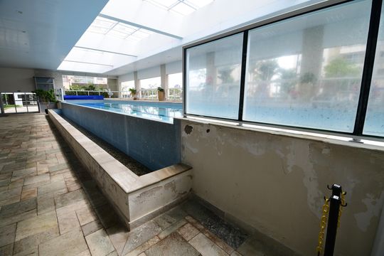 Área comum - Piscina Aquecida de apartamento à venda com 2 quartos, 74m² em Fazenda Santa Cândida, Campinas
