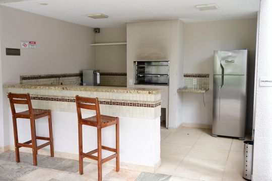 Área comum - Churrasqueira de apartamento à venda com 2 quartos, 74m² em Fazenda Santa Cândida, Campinas