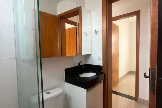 Banheiro de apartamento para alugar com 2 quartos, 60m² em Minas Caixa, Belo Horizonte