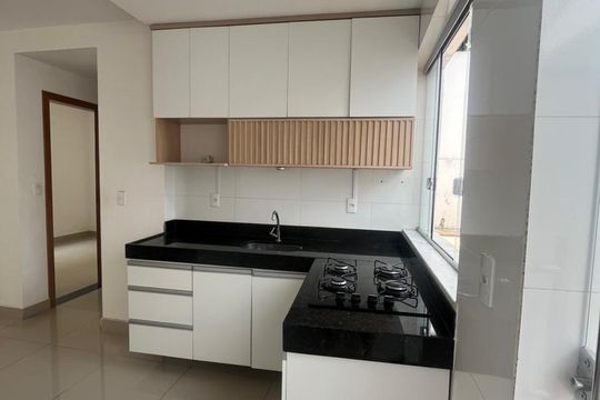 Cozinha de apartamento para alugar com 2 quartos, 60m² em Minas Caixa, Belo Horizonte