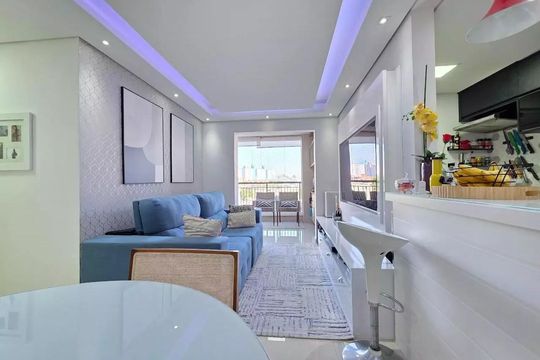 Sala de apartamento à venda com 2 quartos, 68m² em Ipiranga, São Paulo
