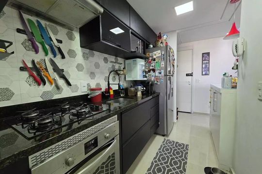 Cozinha de apartamento à venda com 2 quartos, 68m² em Ipiranga, São Paulo