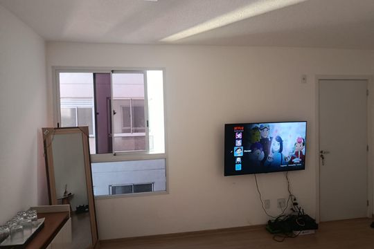 Sala de apartamento para alugar com 2 quartos, 44m² em Campo Grande, Rio de Janeiro