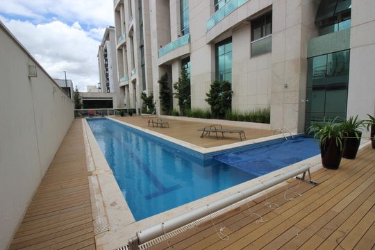 Área comum - Piscina de apartamento à venda com 2 quartos, 52m² em Guará, Brasília