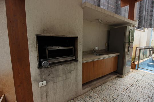 Área comum - Churrasqueira de apartamento à venda com 2 quartos, 52m² em Guará, Brasília
