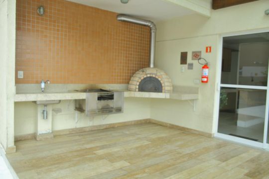 Área comum - Churrasqueira de apartamento para alugar com 2 quartos, 52m² em Jd N Sra de Fatima, São Bernardo do Campo