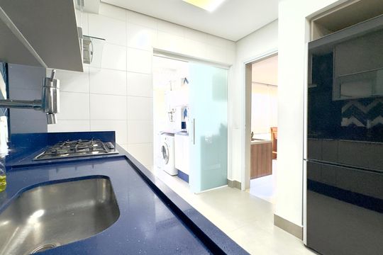 Cozinha de apartamento para alugar com 2 quartos, 116m² em Picanço, Guarulhos