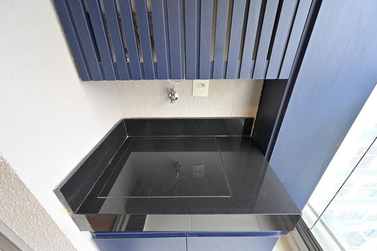 Varanda de kitnet/studio para alugar com 1 quarto, 31m² em Vila Clementino, São Paulo
