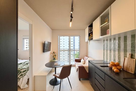 Apartamento para alugar com 1 quarto, 27m² em Campo Belo, São Paulo