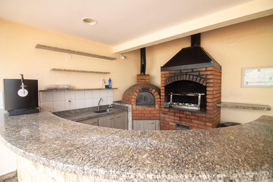 Área comum - Churrasqueira de apartamento à venda com 2 quartos, 60m² em Cidade Monções, São Paulo