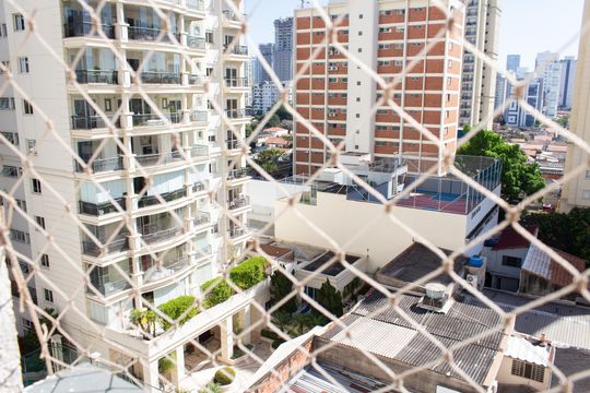 Vista da Suíte 2 de apartamento à venda com 2 quartos, 60m² em Cidade Monções, São Paulo