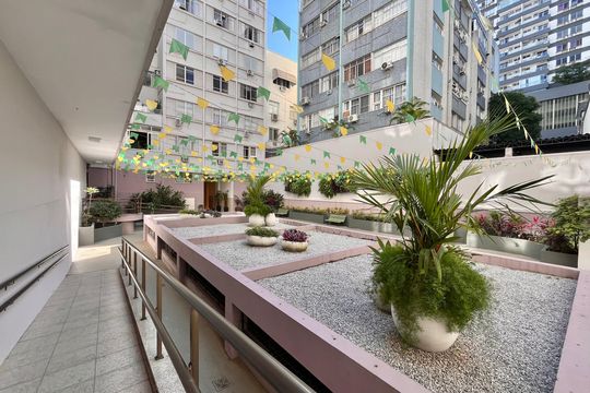 Área comum de apartamento para alugar com 2 quartos, 93m² em Leblon, Rio de Janeiro