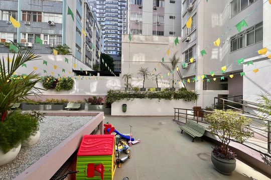 Área comum - Playground de apartamento para alugar com 2 quartos, 93m² em Leblon, Rio de Janeiro