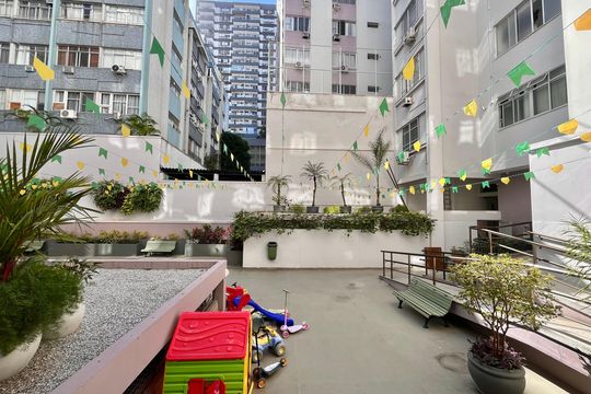 Área comum - Playground de apartamento para alugar com 2 quartos, 93m² em Leblon, Rio de Janeiro