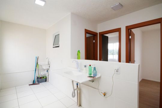 Cozinha de apartamento para alugar com 2 quartos, 45m² em Granja Viana, Cotia