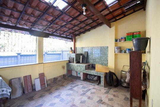 Área Gourmet de casa à venda com 3 quartos, 90m² em Pedra Azul, Contagem