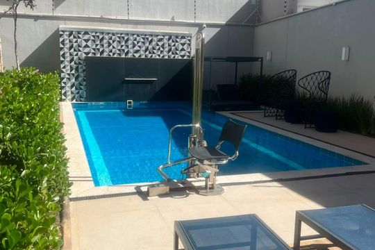 Piscina de apartamento para alugar com 2 quartos, 30m² em Pinheiros, São Paulo