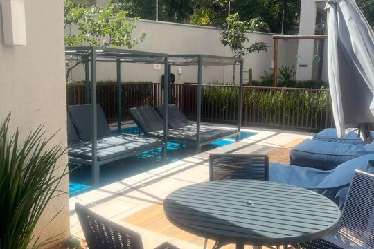 Piscina de apartamento para alugar com 2 quartos, 30m² em Pinheiros, São Paulo