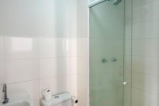 Banheiro de apartamento para alugar com 2 quartos, 35m² em Pedreira, São Paulo