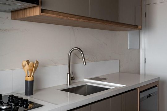 Cozinha de apartamento à venda com 3 quartos, 135m² em Vila Mascote, São Paulo
