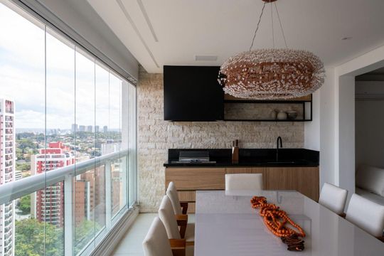 Varanda de apartamento à venda com 3 quartos, 135m² em Vila Mascote, São Paulo