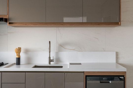 Cozinha de apartamento à venda com 3 quartos, 135m² em Vila Mascote, São Paulo