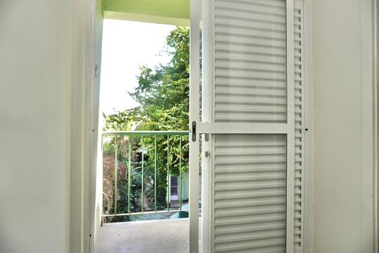 Varanda da Suíte de kitnet/studio para alugar com 1 quarto, 42m² em São Francisco, Belo Horizonte