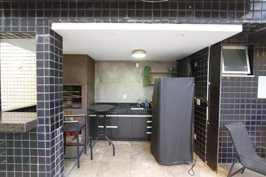 Área comum - Churrasqueira de apartamento à venda com 4 quartos, 267m² em Buritis, Belo Horizonte