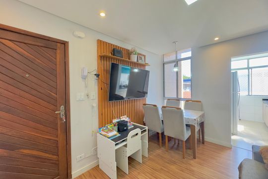Sala de apartamento à venda com 2 quartos, 50m² em Hunnicutt, Guarulhos