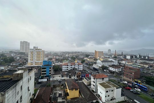 Vista Varanda da Sala de apartamento para alugar com 2 quartos, 112m² em Parque Bitaru, São Vicente
