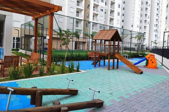 Área comum - Playground de apartamento para alugar com 2 quartos, 43m² em Jardim Ipaussurama, Campinas