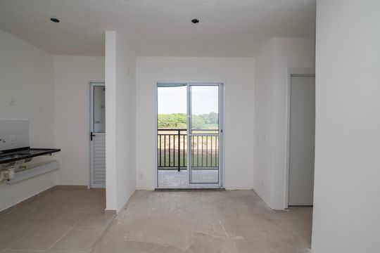Sala de apartamento para alugar com 2 quartos, 51m² em Residencial Jardim Mônaco, Hortolândia