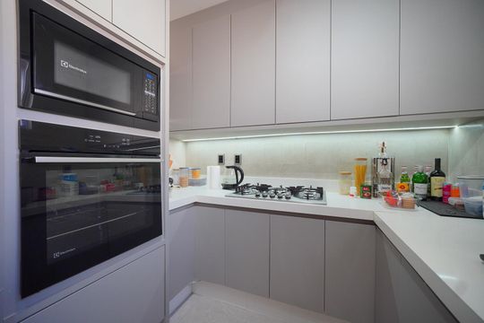 Cozinha de apartamento para alugar com 2 quartos, 75m² em Itacorubi, Florianópolis