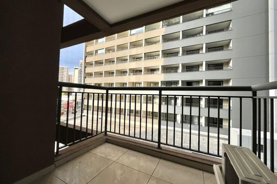 Varanda de kitnet/studio para alugar com 1 quarto, 33m² em Vila Clementino, São Paulo