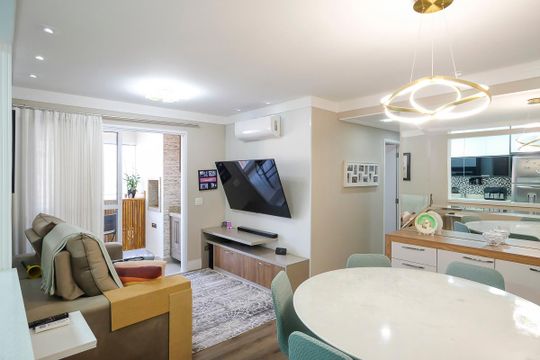 Sala de apartamento à venda com 2 quartos, 78m² em Santa Paula, São Caetano do Sul