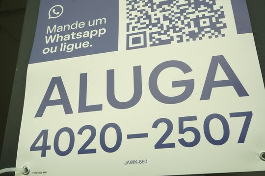 Placa de kitnet/studio para alugar com 1 quarto, 25m² em Vila Carrão, São Paulo