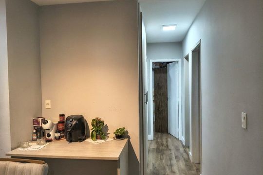 Corredor de apartamento à venda com 3 quartos, 71m² em Vila Nambi, Jundiaí