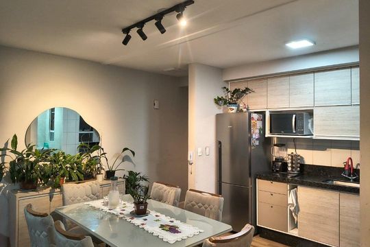 Sala de Jantar de apartamento à venda com 3 quartos, 71m² em Vila Nambi, Jundiaí