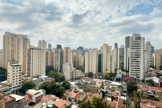 Varanda de apartamento à venda com 1 quarto, 43m² em Pinheiros, São Paulo