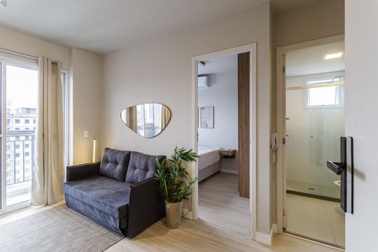 Apartamento para alugar com 1 quarto, 27m² em Moema, São Paulo