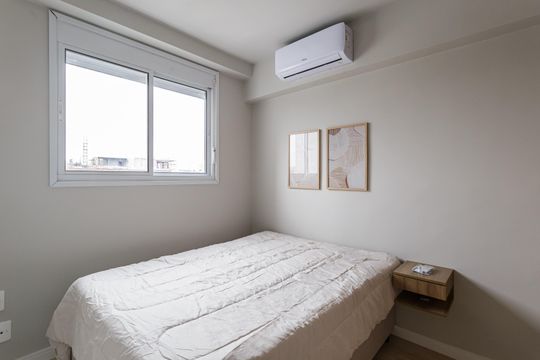 Quarto de apartamento para alugar com 1 quarto, 27m² em Moema, São Paulo
