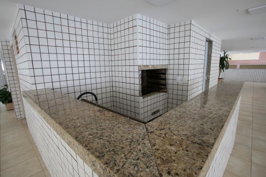 Área comum - Churrasqueira de apartamento à venda com 3 quartos, 79m² em Freguesia (jacarepaguá), Rio de Janeiro