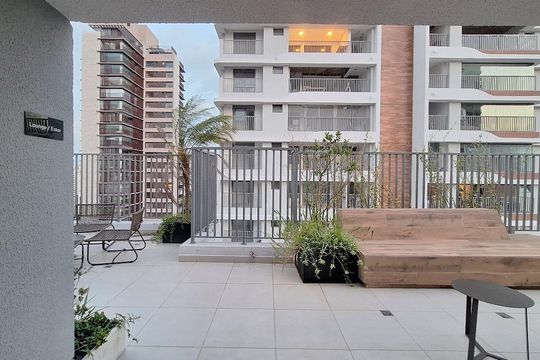 Área comum de kitnet/studio para alugar com 1 quarto, 30m² em Pompeia, São Paulo