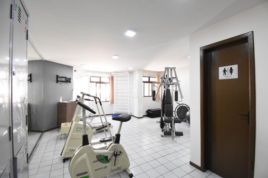 Área comum - Academia de apartamento à venda com 2 quartos, 74m² em Bacacheri, Curitiba