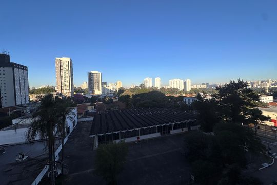Varanda de kitnet/studio à venda com 1 quarto, 29m² em Chácara Santo Antônio (zona Sul), São Paulo