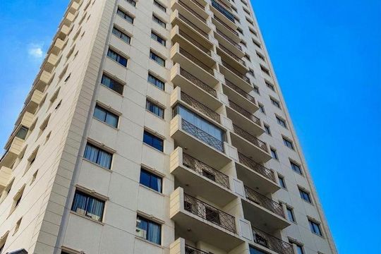 Fachada de apartamento para alugar com 1 quarto, 42m² em Vila Olímpia, São Paulo