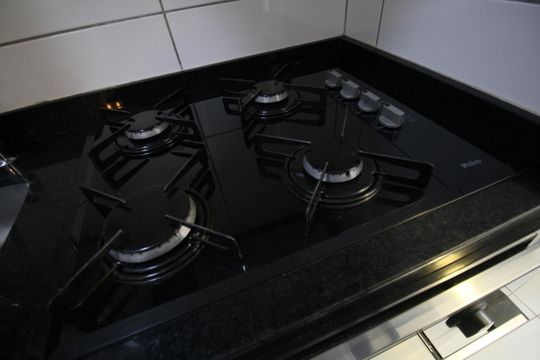 Cozinha de apartamento para alugar com 2 quartos, 48m² em Vila Andrade, São Paulo